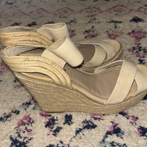 Steve Madden Cream Women's Wedges